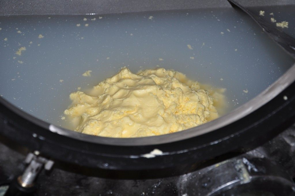 Herstellung Alpkäse